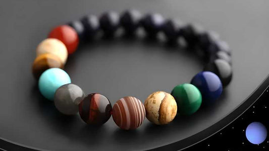 Galaxy Gem Beads Bracelet